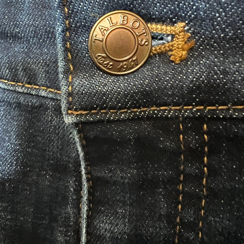 Talbots Barely Boot Blue Jeans - Size 10P